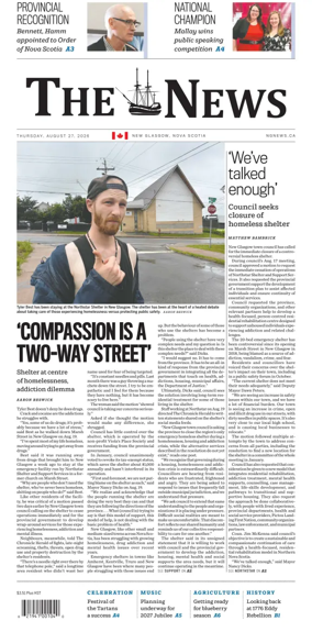 Cover of The News (New Glasgow)