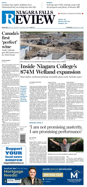 Cover of The Niagara Falls Review