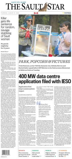 Cover of The Sault Star