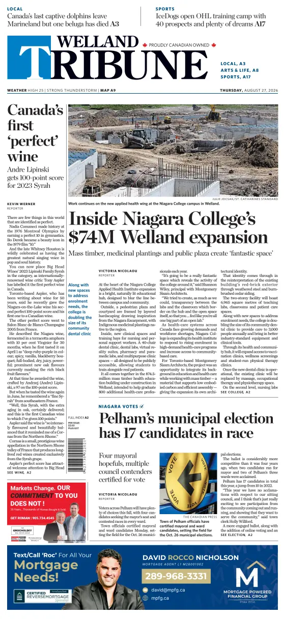 Cover of The Welland Tribune