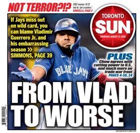 Cover of Toronto Sun