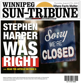 Cover of Winnipeg Sun