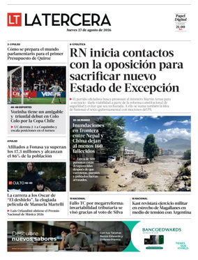 Cover of La Tercera