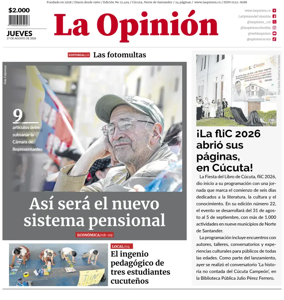 Cover of La Opinion