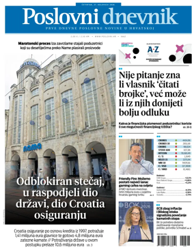 Cover of Poslovni Dnevnik