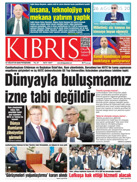 Cover of Kibris Gazetesi