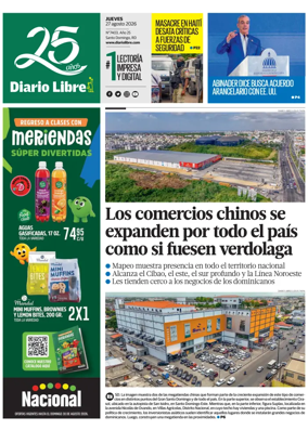 Cover of Diario Libre (Republica Dominicana)
