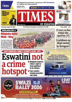 Cover of Times of Eswatini