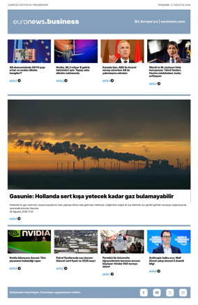 Cover of Euronews Business (Turkish) Compiled Editions