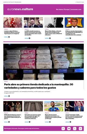 Cover of Euronews Culture and Sport (Spanish) Compiled Edition