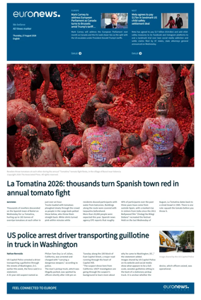 Cover of EuroNews (English Edition)