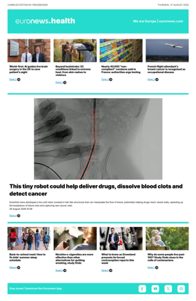 Cover of Euronews Health (English) Compiled Edition
