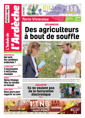 Cover of L'Hebdo de l'Ardeche – edition centre
