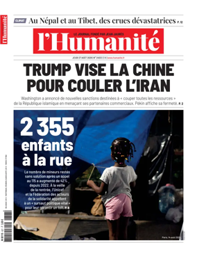 Cover of L'HUMANITE