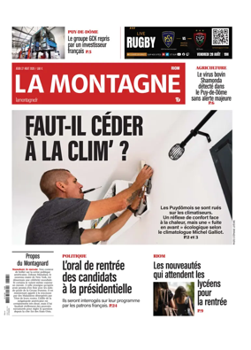 Cover of La Montagne (Riom)