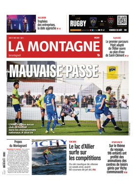 Cover of La Montagne (Vichy)