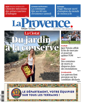 Cover of La Provence Aubagne-La Ciotat
