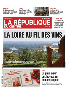 Cover of La Republique du Centre (Orleans - Loiret))