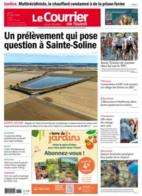 Cover of Le Courrier de l’Ouest (Deux-Sevres)