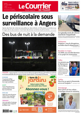 Cover of Le Courrier de l’Ouest (Nord Anjou)
