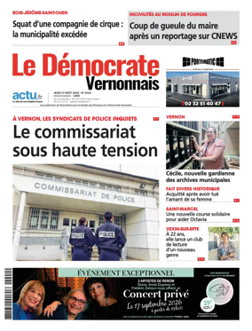Cover of Le Democrate Vernonnais