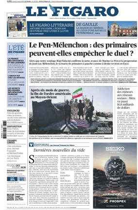 Cover of Le Figaro