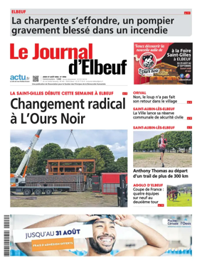 Cover of Le Journal d'Elbeuf