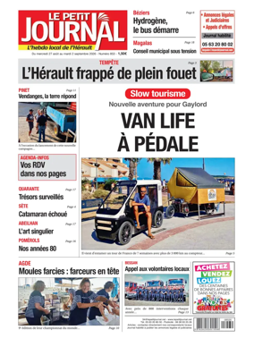 Cover of Le Petit Journal - L'hebdo local de l'Herault