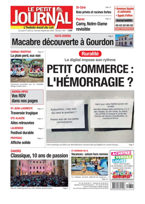 Cover of Le Petit Journal - L'hebdo local du Lot
