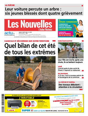 Cover of Les Nouvelles - L'Echo Flechois (FL)