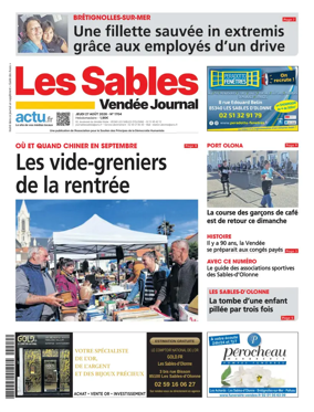 Cover of Les Sables Vendee Journal