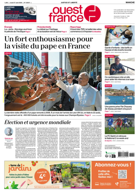 Cover of Ouest France (Manche)