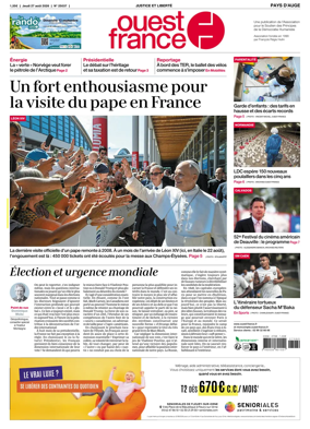Cover of Ouest France (Pays d'Auge)