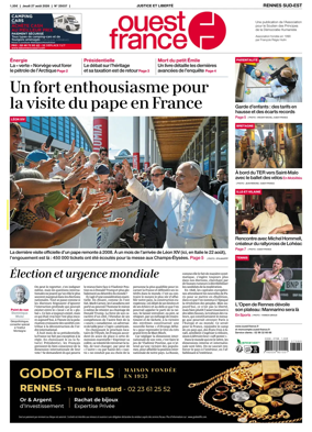 Cover of Ouest-France (Rennes Sud-Est)