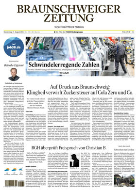 Cover of Braunschweiger Zeitung (Braunschweig)