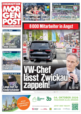 Cover of Chemnitzer Morgenpost