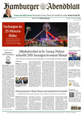 Cover of Hamburger Abendblatt (Hamburg)