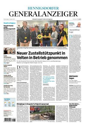 Cover of Hennigsdorfer Generalanzeiger