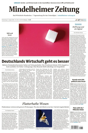 Cover of Mindelheimer Zeitung