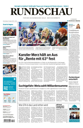 Cover of Rundschau fur den Schwabischen Wald – Der Kocherbote