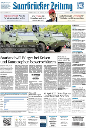Cover of Saarbruecker Zeitung