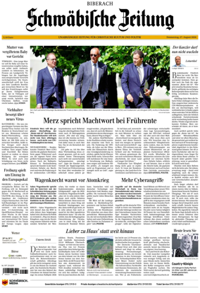 Cover of Schwabische Zeitung (Biberach)