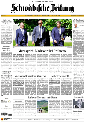 Cover of Schwabische Zeitung (Friedrichshafen)