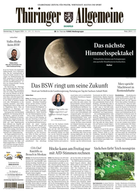 Cover of Thuringer Allgemeine (Eichsfeld)