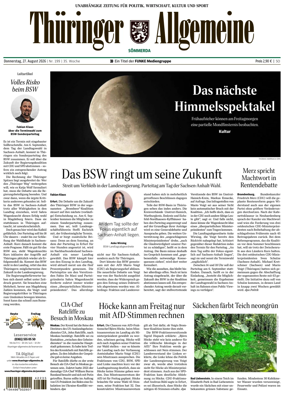 Cover of Thuringer Allgemeine (Sommerda)