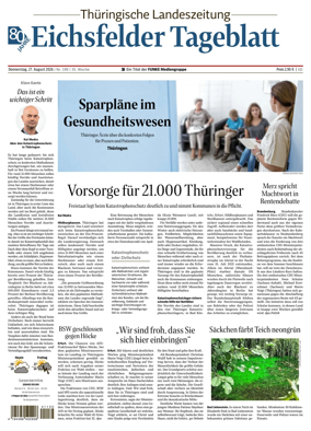 Cover of Thuringische Landeszeitung (Eichsfeld)