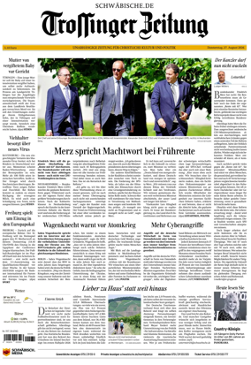 Cover of Trossinger Zeitung