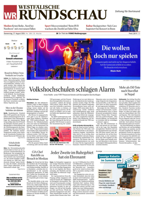 Cover of Westfalische Rundschau (Dortmund-Sud II)