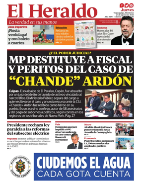 Cover of Diario El Heraldo