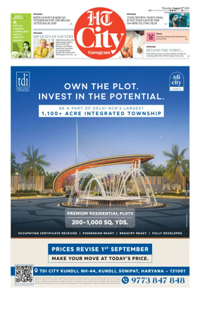 Cover of Hindustan Times (Gurgaon) - City